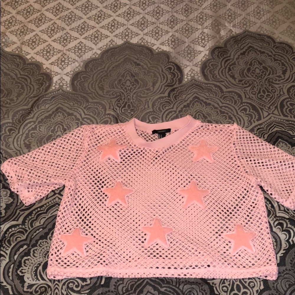 Mesh crop top